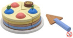 Παιδικό σετ σερβιρίσματος τούρτας Joyland Cake