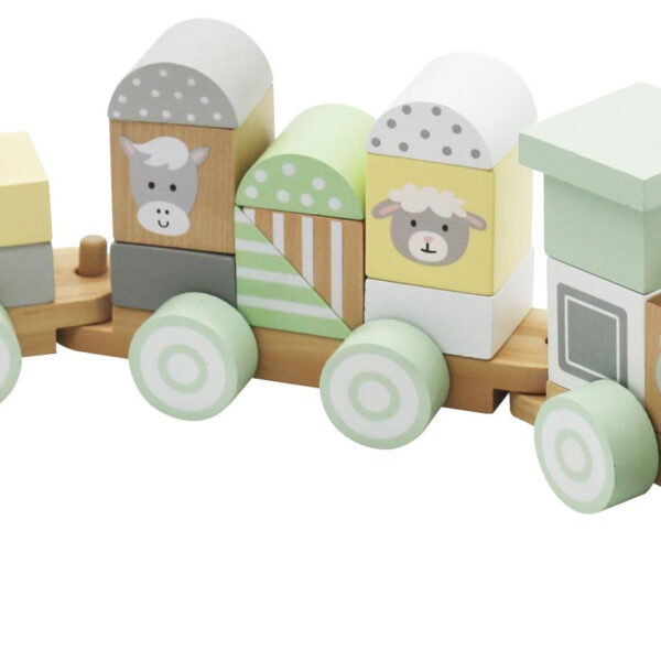 Παιδικό τρενάκι με τουβλάκια Joyland Train Blocks