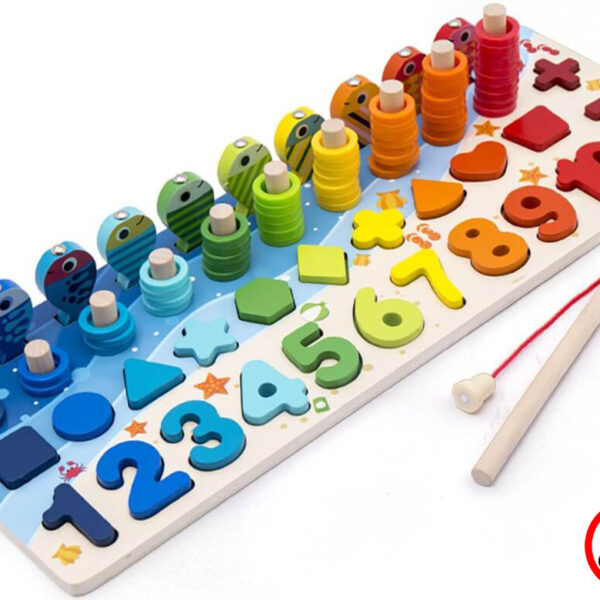 Παιδικό παζλ σφηνώματα Joyland Rainbow