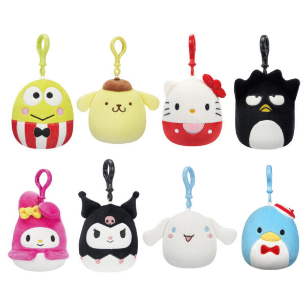 Jazwares Squishmallows Sanrio με Κλιπ 9cm