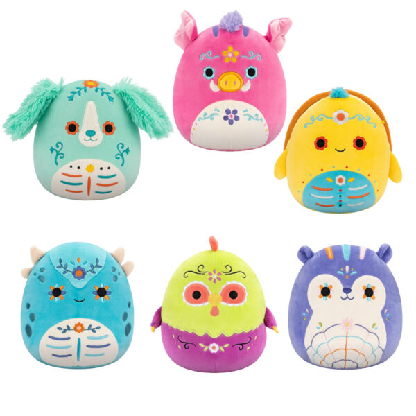 Squishmallows Day of the Dead – Λούτρινα Wave 2 (6 σχέδια) 19εκ