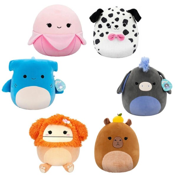 Squishmallows – Λούτρινα Wave 8B (6 σχέδια) 30,5εκ