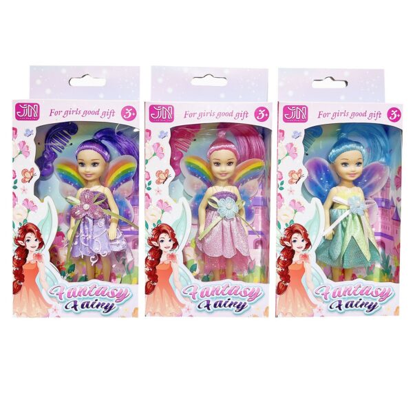 Κούκλα 5" Πεταλούδα Fantasy Fairy 10x21x3cm ToyMarkt 98261