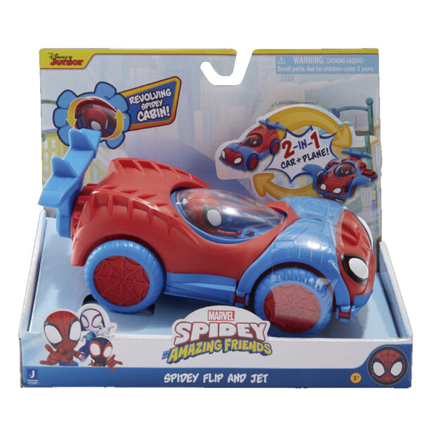 Spidey περιστρεφόμενο όχημα 18cm 2 σε 1