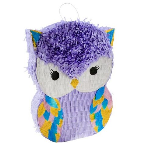 Πινιάτα μοβ Κουκουβάγια