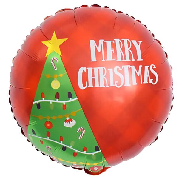 18″ Μπαλόνι Χριστουγεννιάτικο Δέντρο με στολίδια