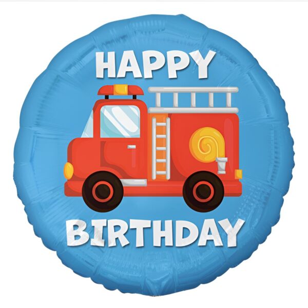 18" Μπαλόνι Γενεθλίων Πυροσβεστικό Όχημα