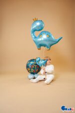 18" Μπαλόνι Γενεθλίων Πολύχρωμα Αστέρια - Image 2