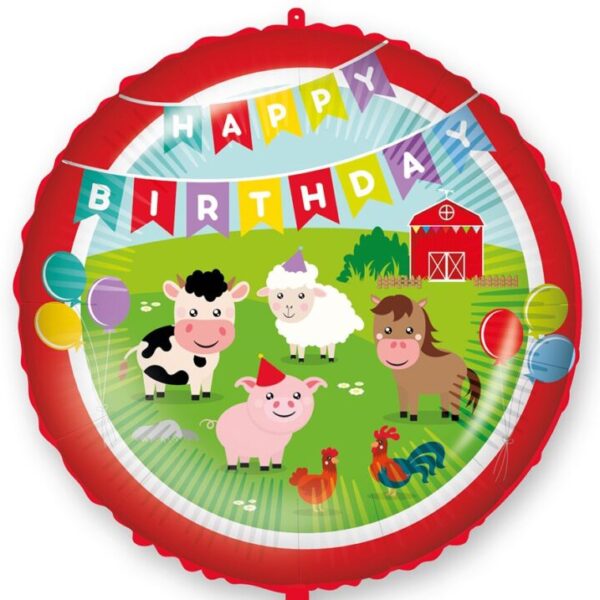 18" Μπαλόνι γενεθλίων Ζωάκια Φάρμας