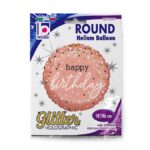 18" Μπαλόνι Happy Birthday Rosegold - Image 2