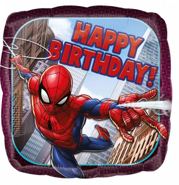 18" Μπαλόνι Spiderman Happy Birthday