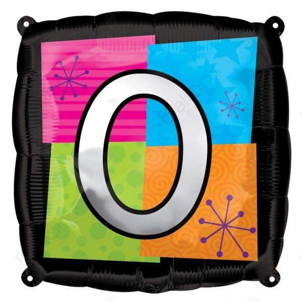 18" Μπαλόνι τετράγωνο Νο 0