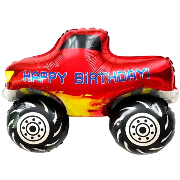 29″ Μπαλόνι Αυτοκίνητο Monster Truck Happy Birthday
