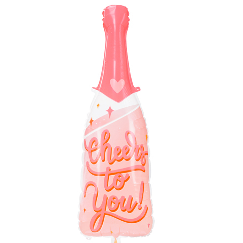 38" Μπαλόνι ροζ Σαμπάνια