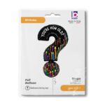 39" Μπαλόνι Γενεθλίων Ερωτηματικό "You're How Old" - Image 2