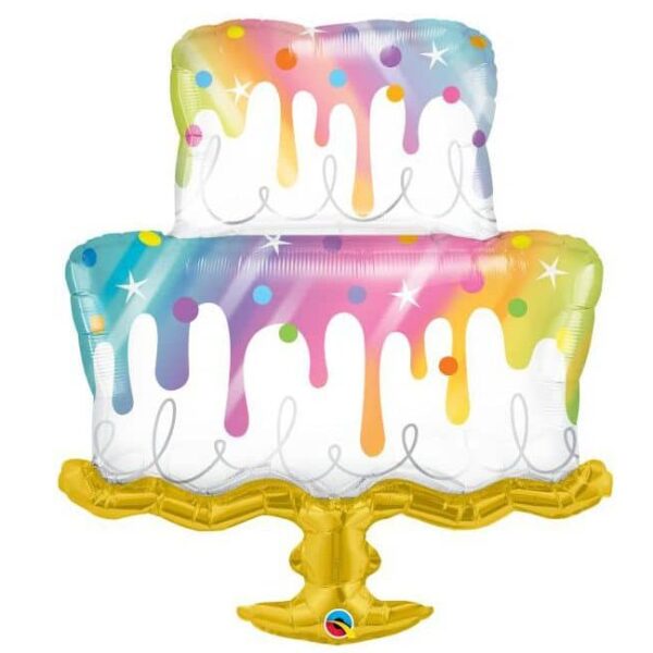 39" Μπαλόνι Τούρτα Rainbow