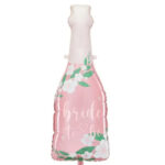 43" Μπαλόνι Σαμπάνια με λουλούδια "Bride to Be"