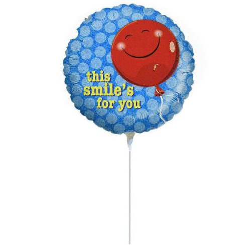 9" Mini Shape Μπαλόνι 'Τhis smile's for you'