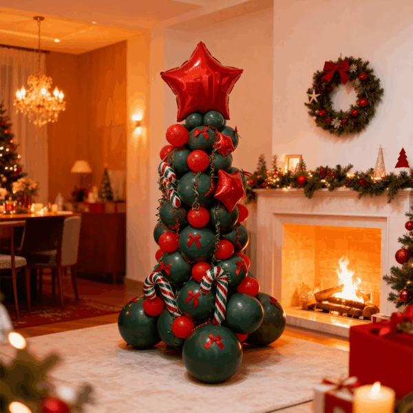 Μπαλονοκατασκευή Χριστουγεννιάτικο Δέντρο