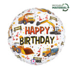 Μπαλόνι Construction Happy Birthday18''