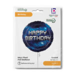 18" Μπαλόνι Γαλαξίας Happy Birthday - Image 2