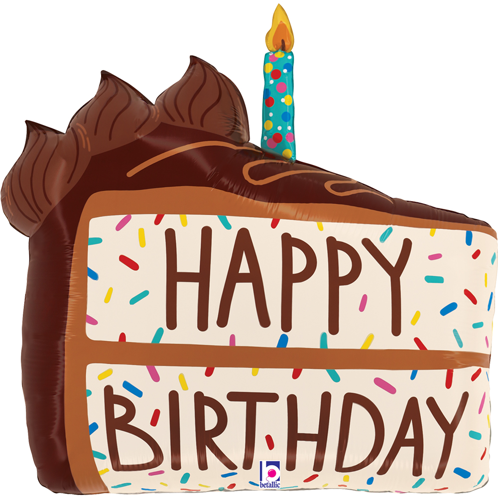 mpaloni-kommati-toirtas-happy-birthday-28__1 Μπαλόνι κομμάτι Τούρτας 'Happy Birthday' 28" - Image 1
