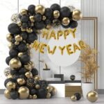 Μπαλόνι φράση 'Happy New Year' χρυσό - Image 2