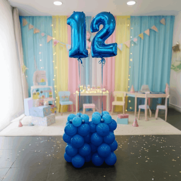 Μπαλονοκατασκευή αριθμός Μπλε