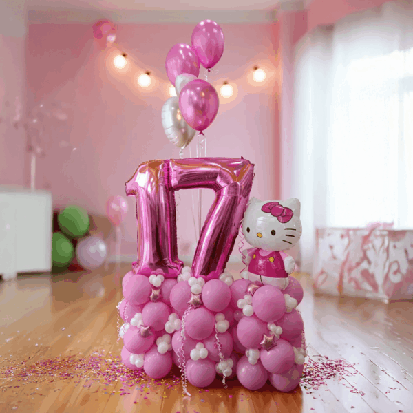 Μπαλονοκατασκευή αριθμός Hello Kitty