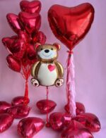 Σετ Μπαλόνια Αρκουδάκι της Αγάπης (12 τεμ) - Image 2