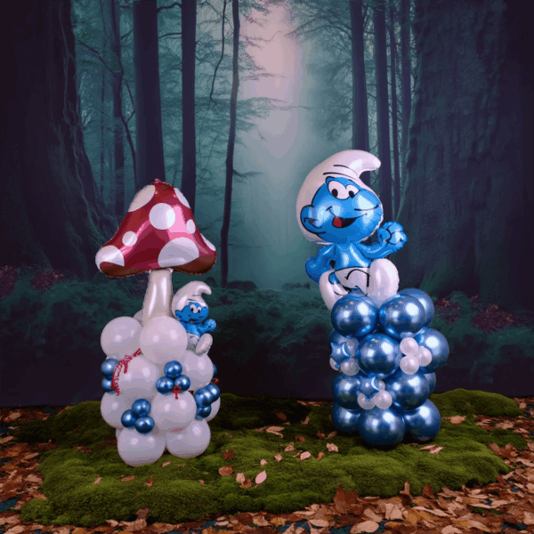 Μπαλονοκατασκευή Τα Στρουμφάκια