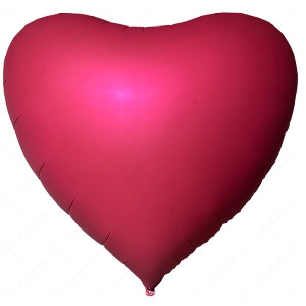 Τεράστιο Μπαλόνι Καρδιά Κόκκινη Matte 172 cm