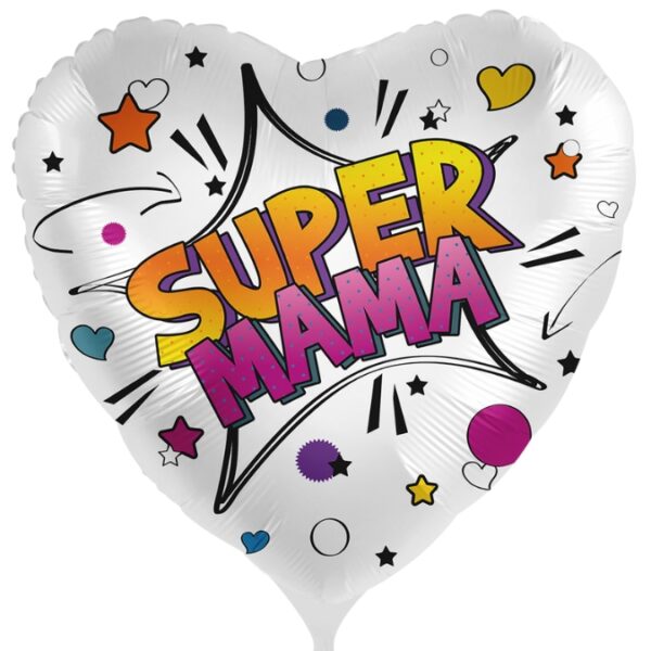 18'' Μπαλόνι καρδιά Super Μαμά